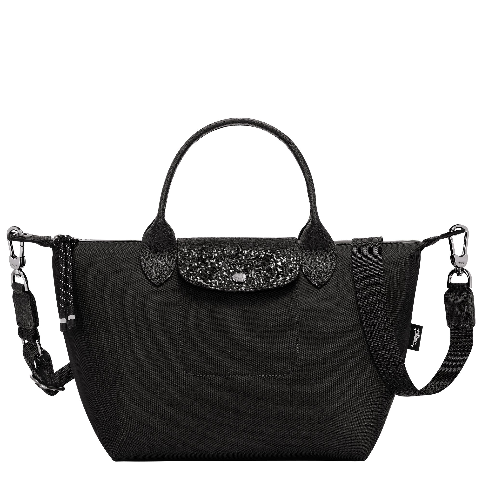 Le Pliage Energy S Handbag / Black - Recycled canvas