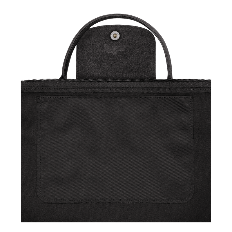 Le Pliage Energy S Handbag / Chocolate - Recycled canvas - Image 14