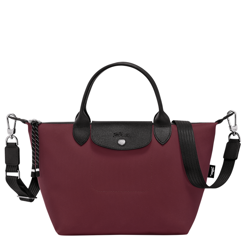 Le Pliage Energy S Handbag / Chocolate - Recycled canvas - Image 36