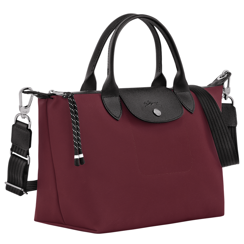 Le Pliage Energy S Handbag / Chocolate - Recycled canvas - Image 24
