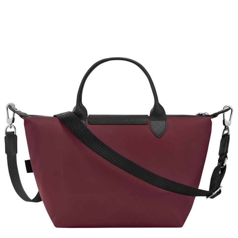 Le Pliage Energy S Handbag / Chocolate - Recycled canvas - Image 37