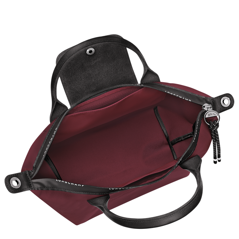 Le Pliage Energy S Handbag / Chocolate - Recycled canvas - Image 7