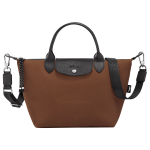 Le Pliage Energy S Handbag / Chocolate - Recycled canvas
