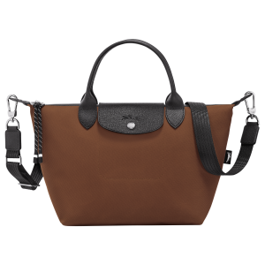 Le Pliage Energy S Handbag / Chocolate - Recycled canvas