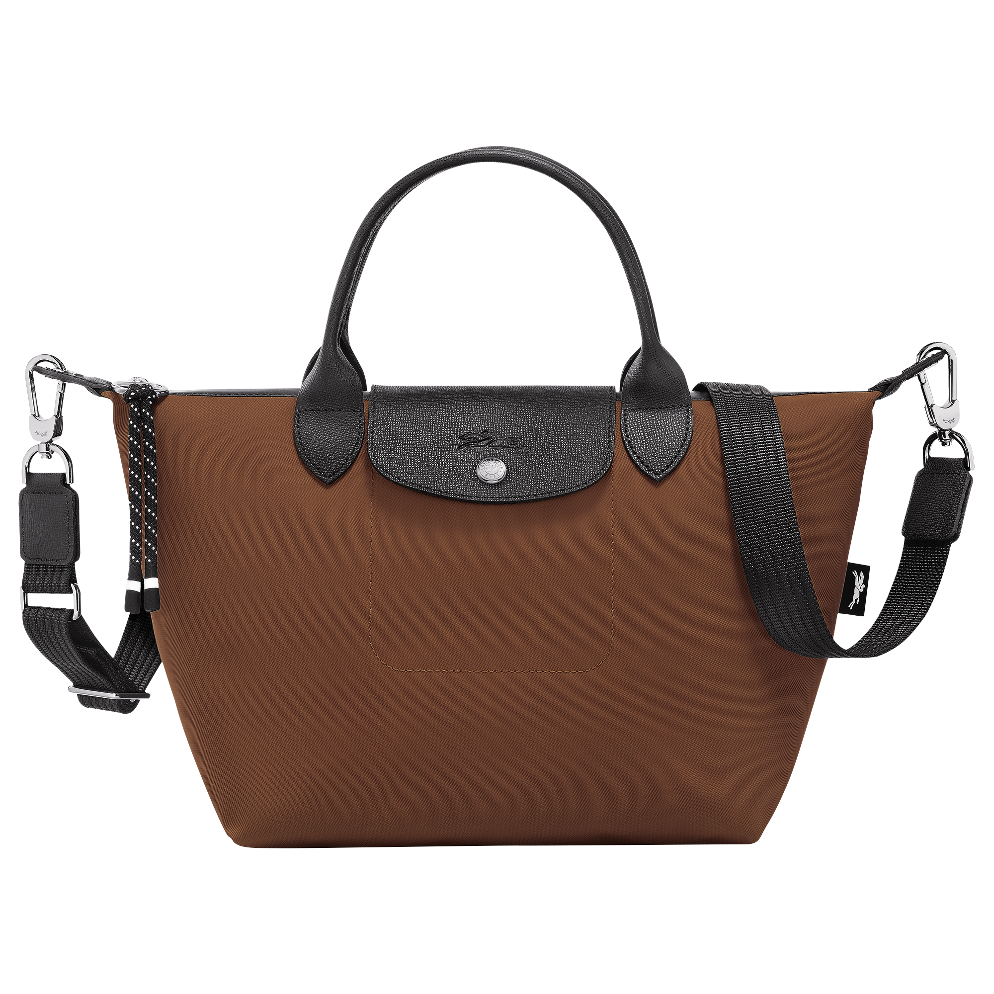 Le Pliage Energy S Handbag / Chocolate - Recycled canvas