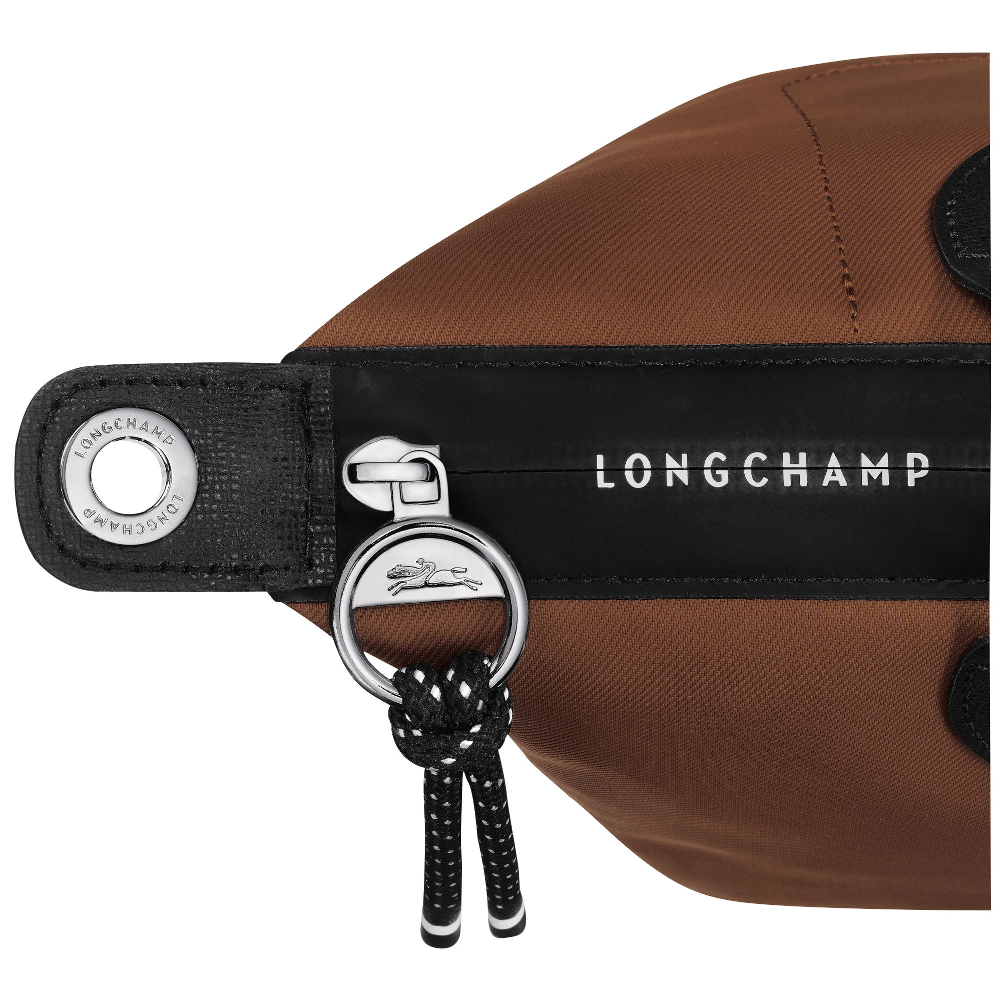 Le Pliage Energy S Handbag / Chocolate - Recycled canvas - Image 6