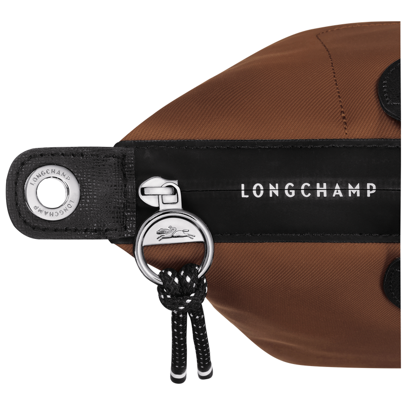 Le Pliage Energy S Handbag / Chocolate - Recycled canvas - Image 28