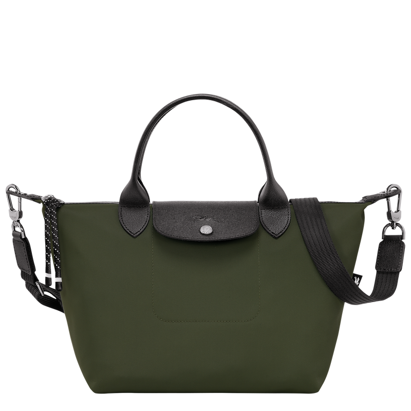 Le Pliage Energy S Handbag / Chocolate - Recycled canvas - Image 20