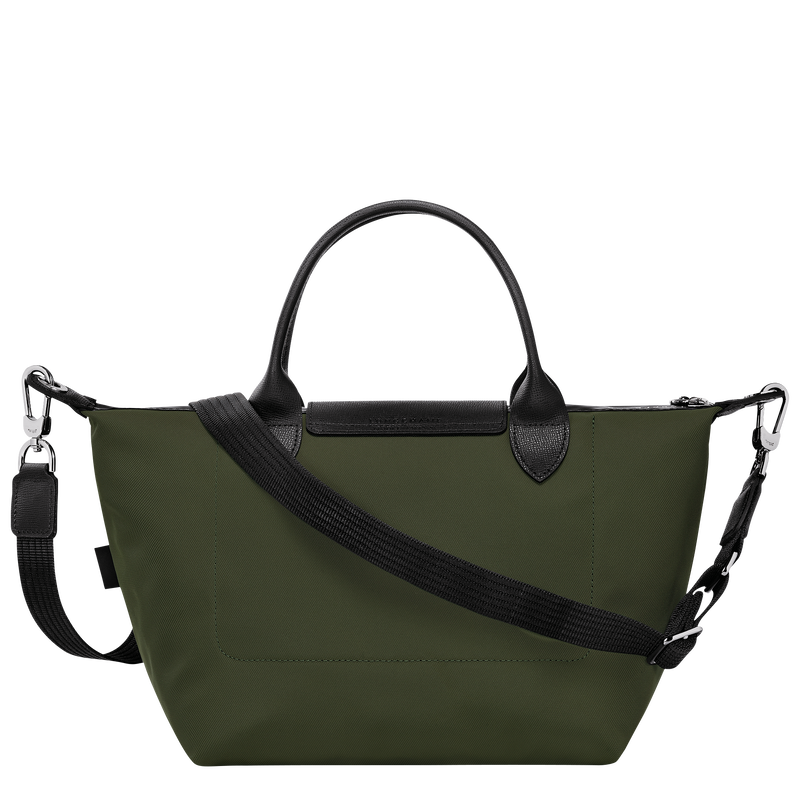 Le Pliage Energy S Handbag / Chocolate - Recycled canvas - Image 19