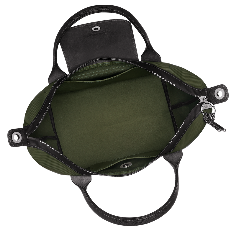 Le Pliage Energy S Handbag / Chocolate - Recycled canvas - Image 9