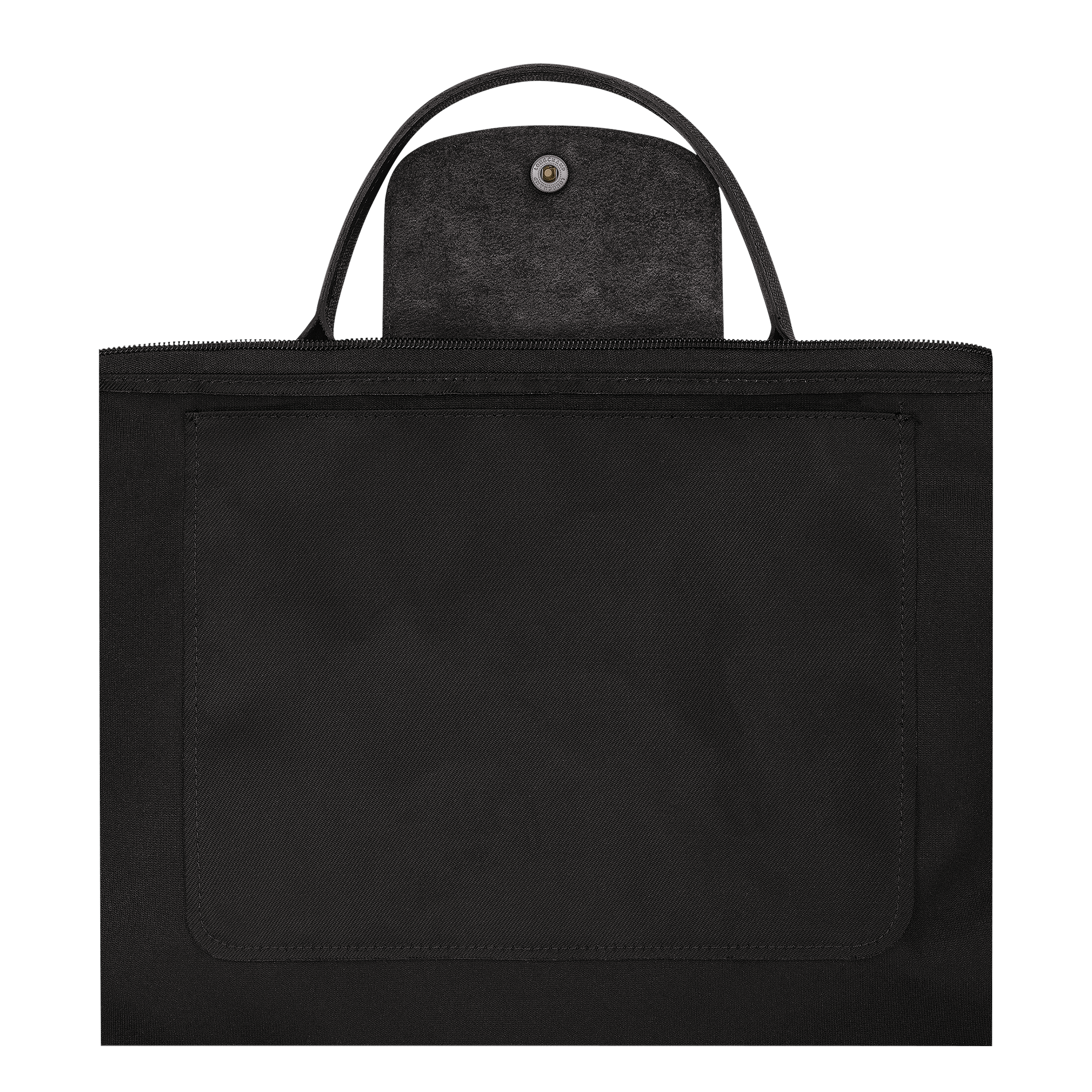 Le Pliage Energy L Handbag / Black - Recycled canvas - Image 5