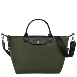 Le Pliage Energy L Handbag / Khaki - Recycled canvas