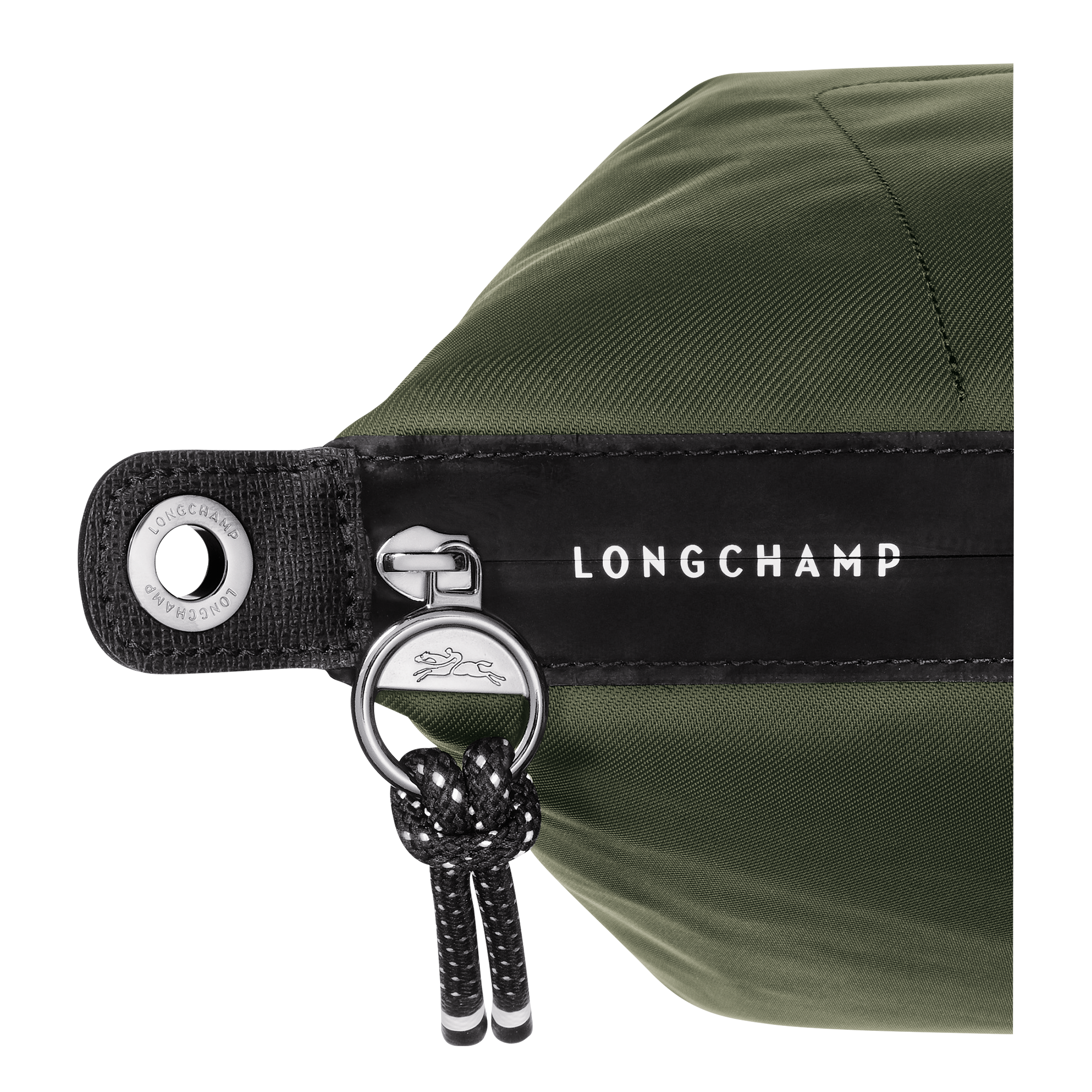 Le Pliage Energy L Handbag / Khaki - Recycled canvas - Image 6