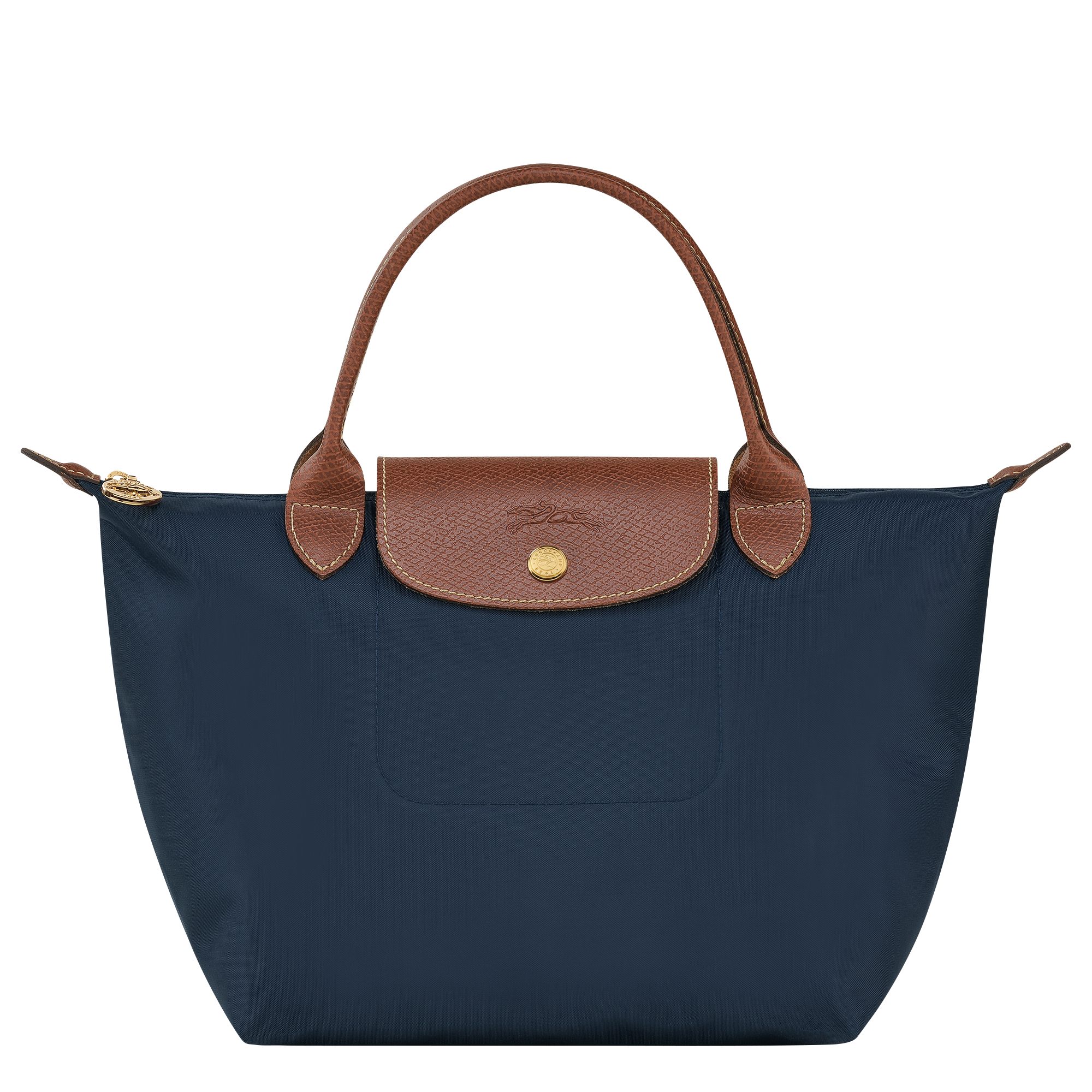 Le Pliage Original S Handbag / Navy - Recycled canvas