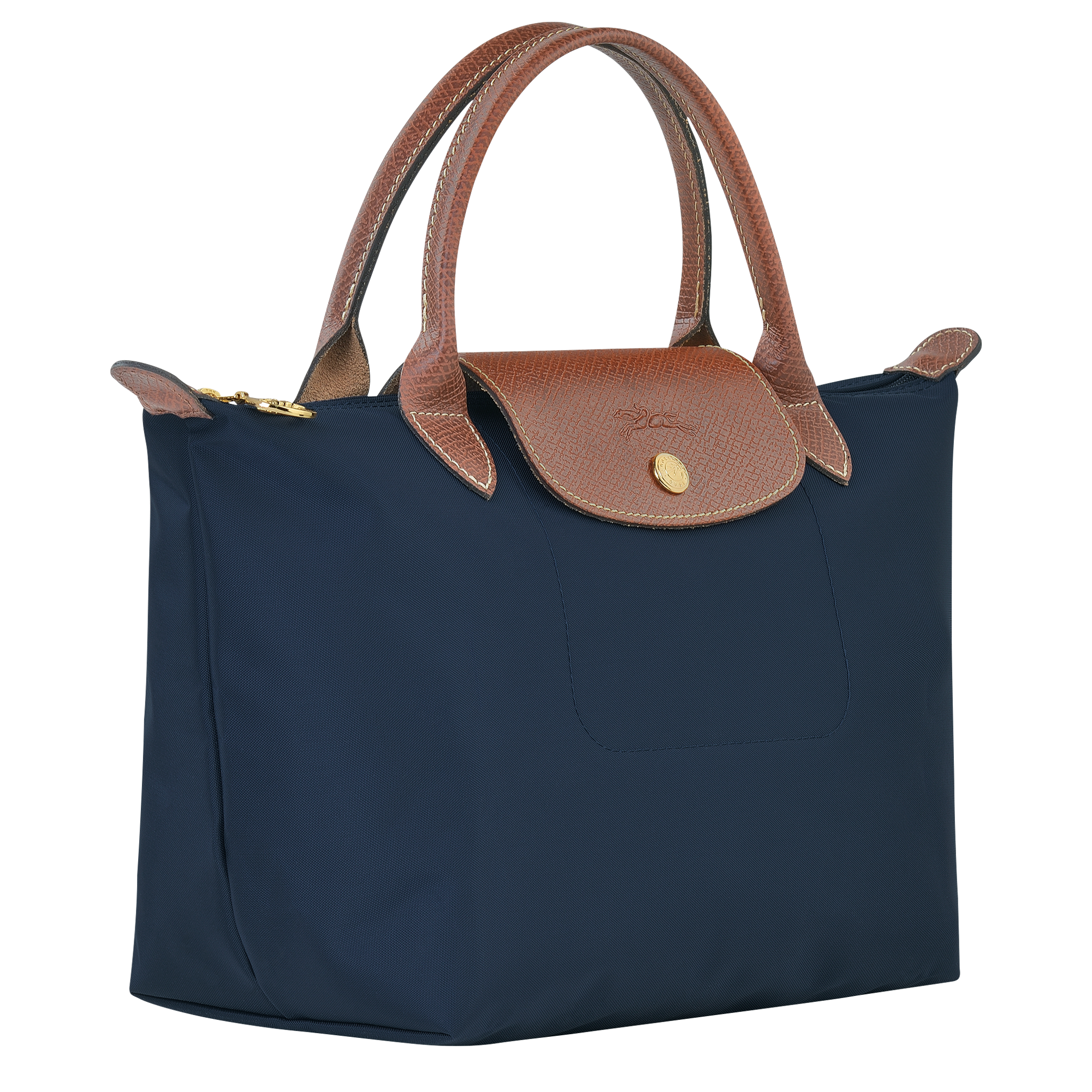 Le Pliage Original S Handbag / Navy - Recycled canvas - Image 3