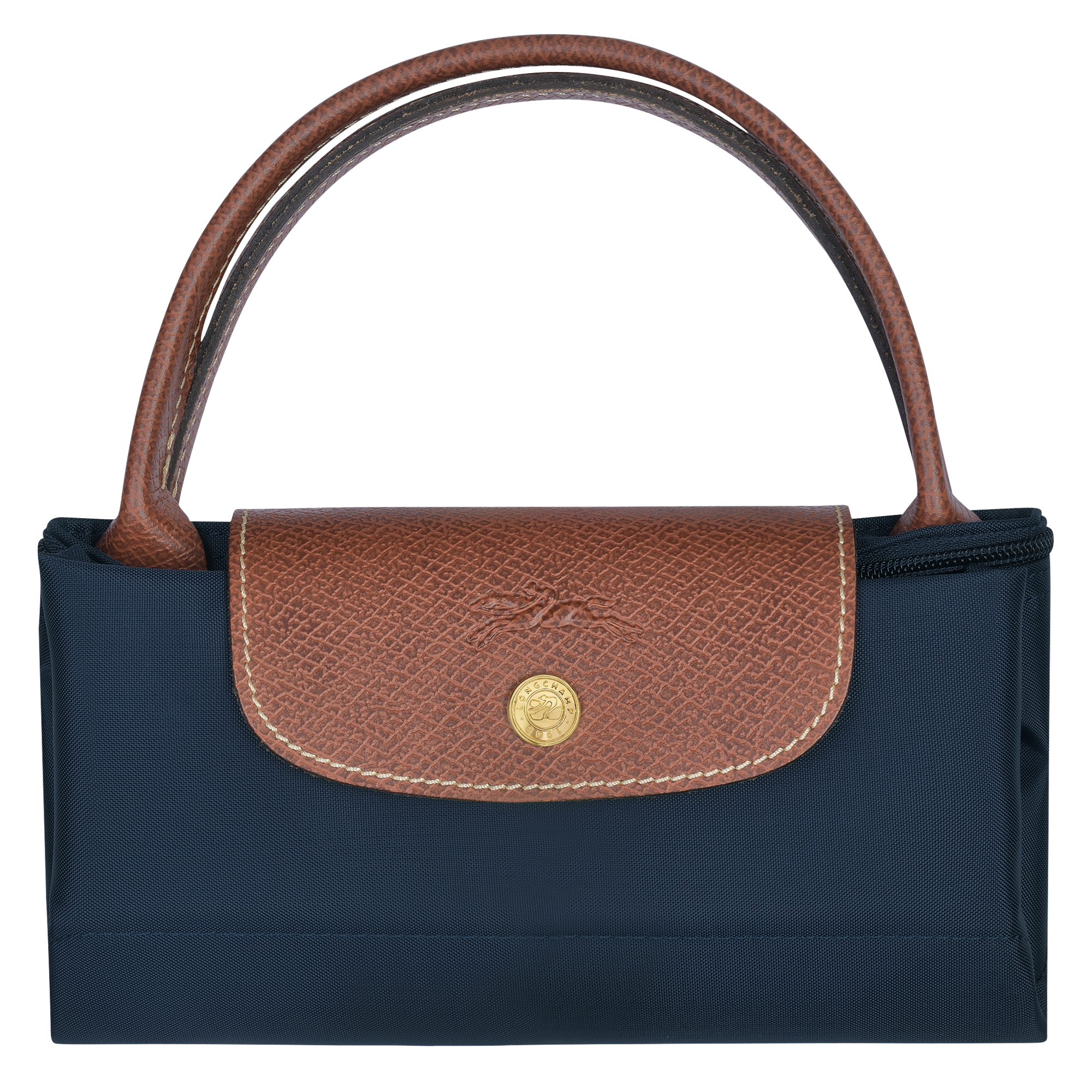 Le Pliage Original S Handbag / Navy - Recycled canvas - Image 6