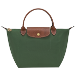 Le Pliage Original S Handbag / British Green - Recycled canvas