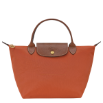 Le Pliage Original S Handbag / Brick - Recycled canvas