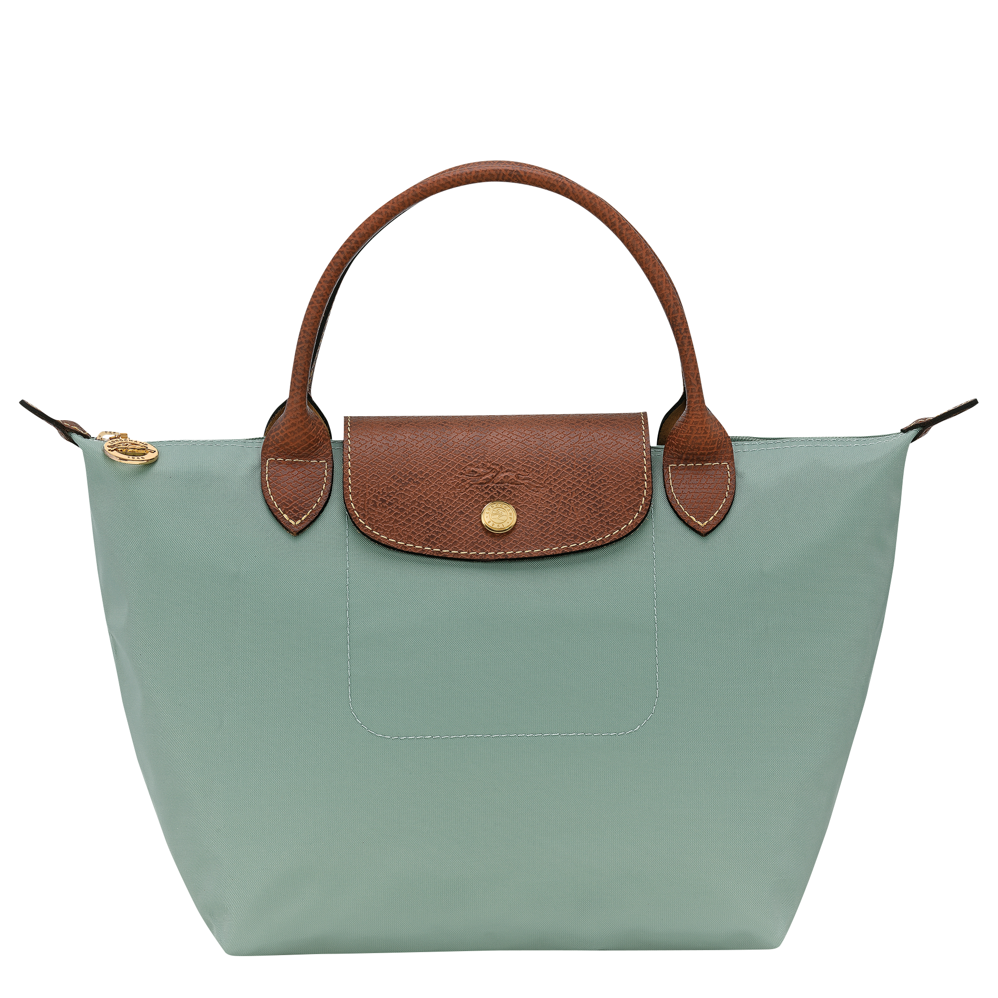 Le Pliage Original S Handbag / Celadon - Recycled canvas