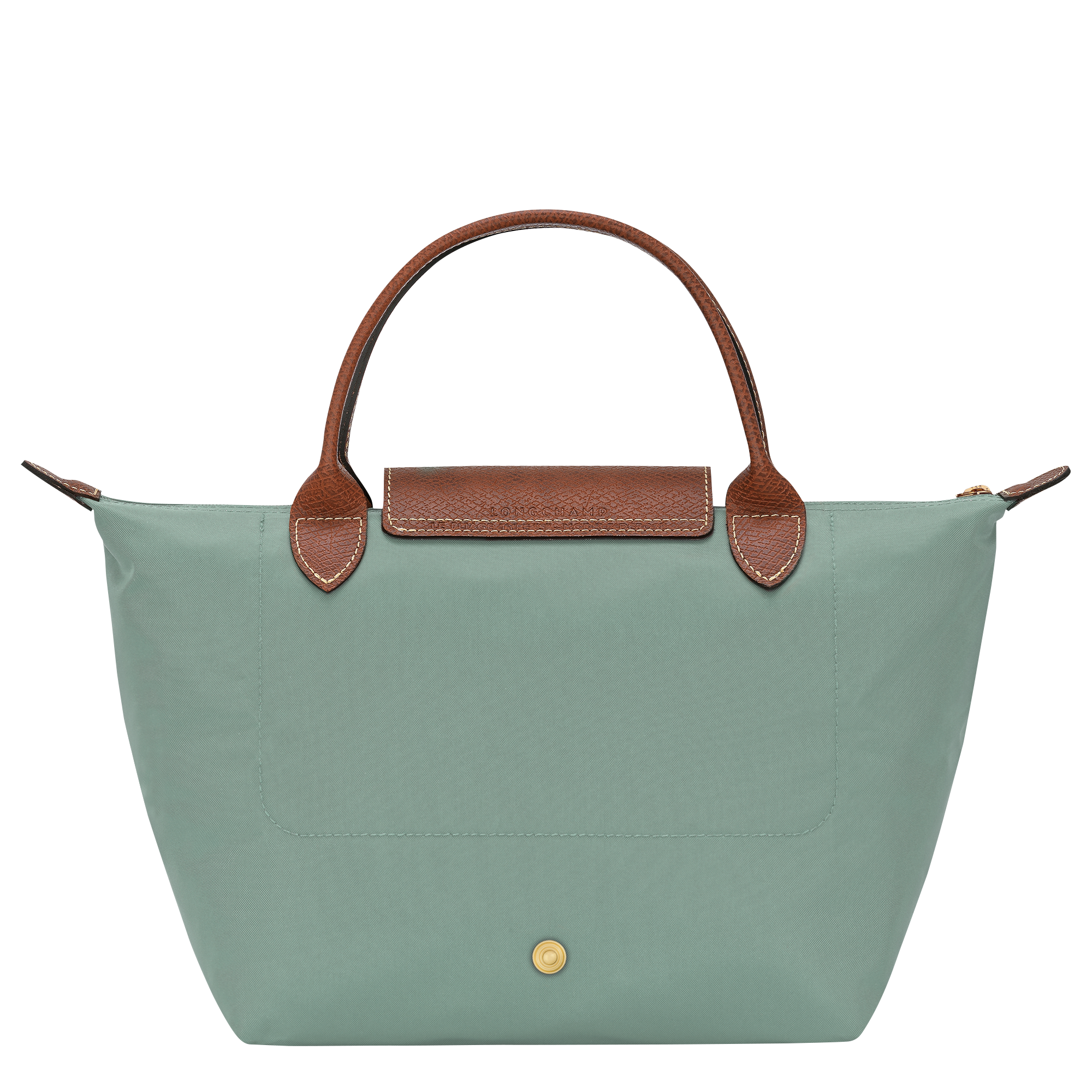 Le Pliage Original S Handbag / Celadon - Recycled canvas - Image 4