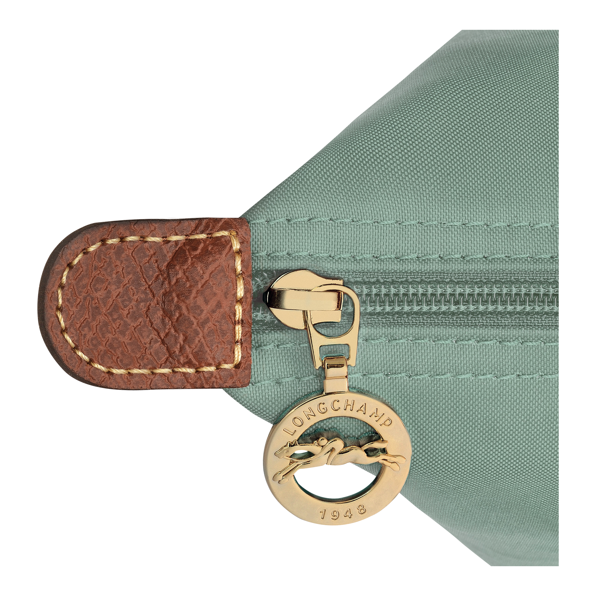 Le Pliage Original S Handbag / Celadon - Recycled canvas - Image 6