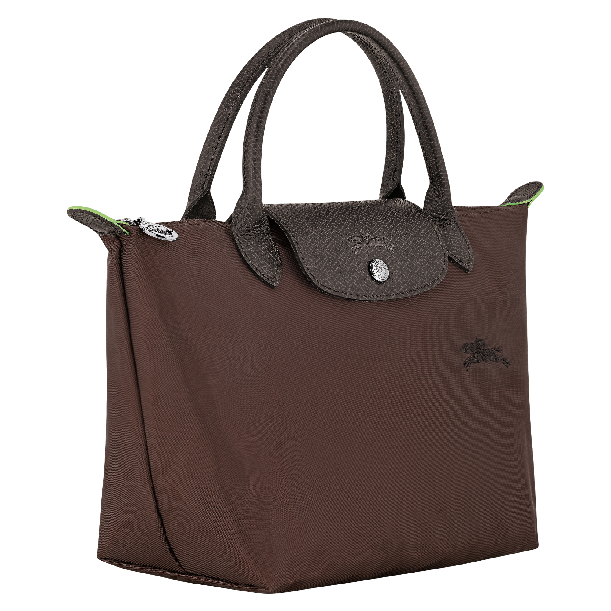 Le Pliage Green S Handbag / Mocha - Recycled canvas - Image 3