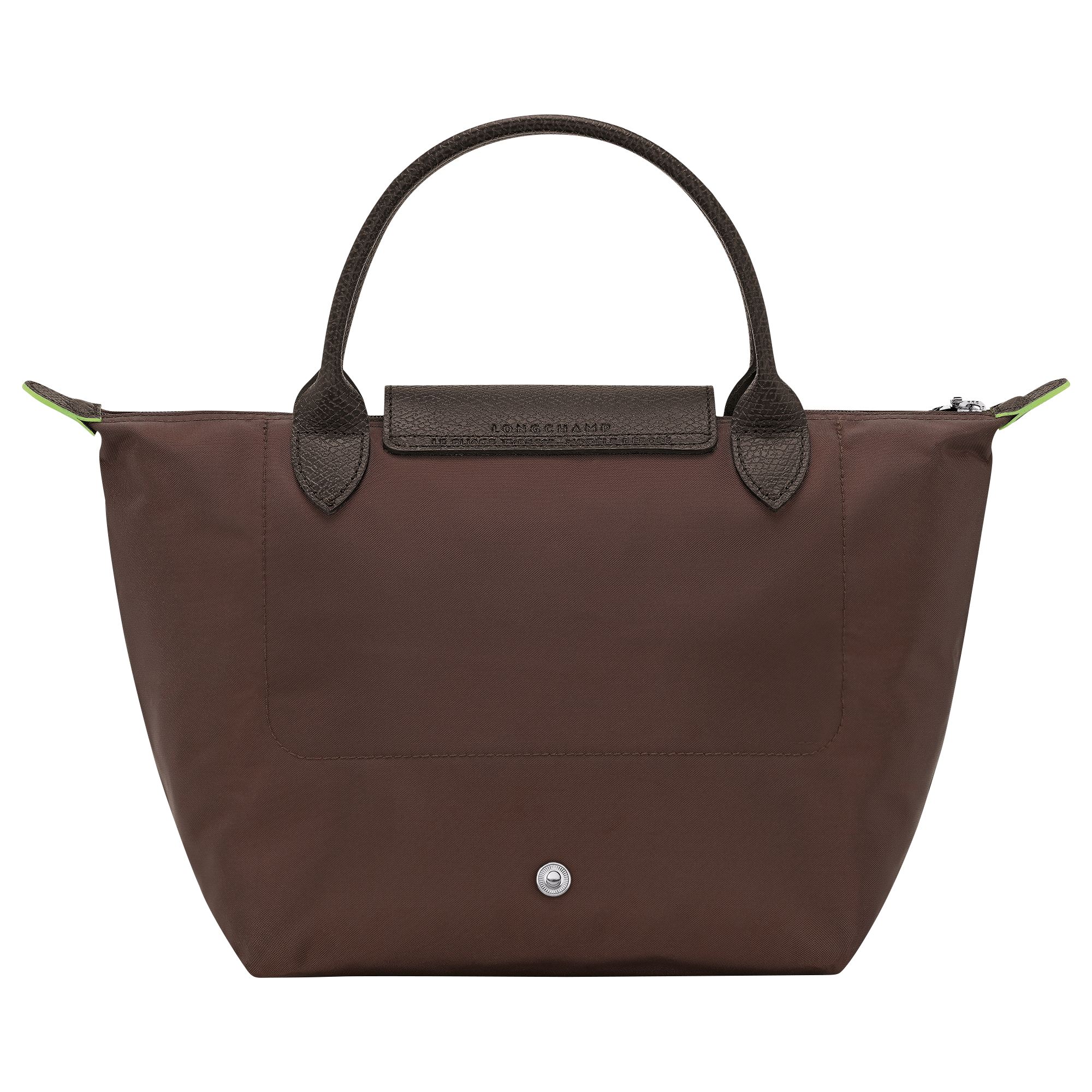 Le Pliage Green S Handbag / Mocha - Recycled canvas - Image 4