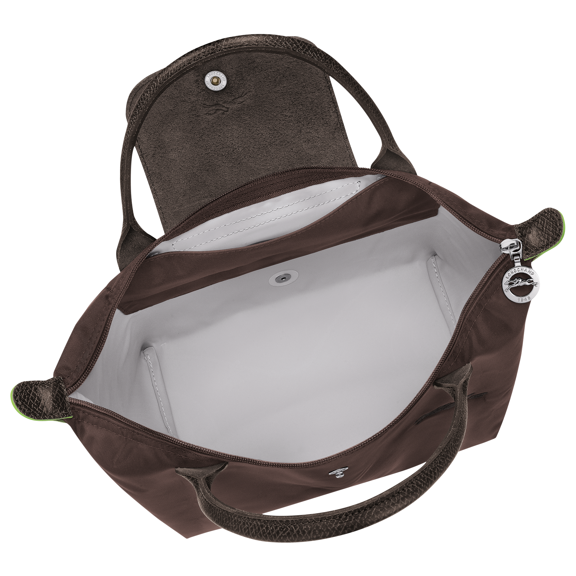 Le Pliage Green S Handbag / Mocha - Recycled canvas - Image 5