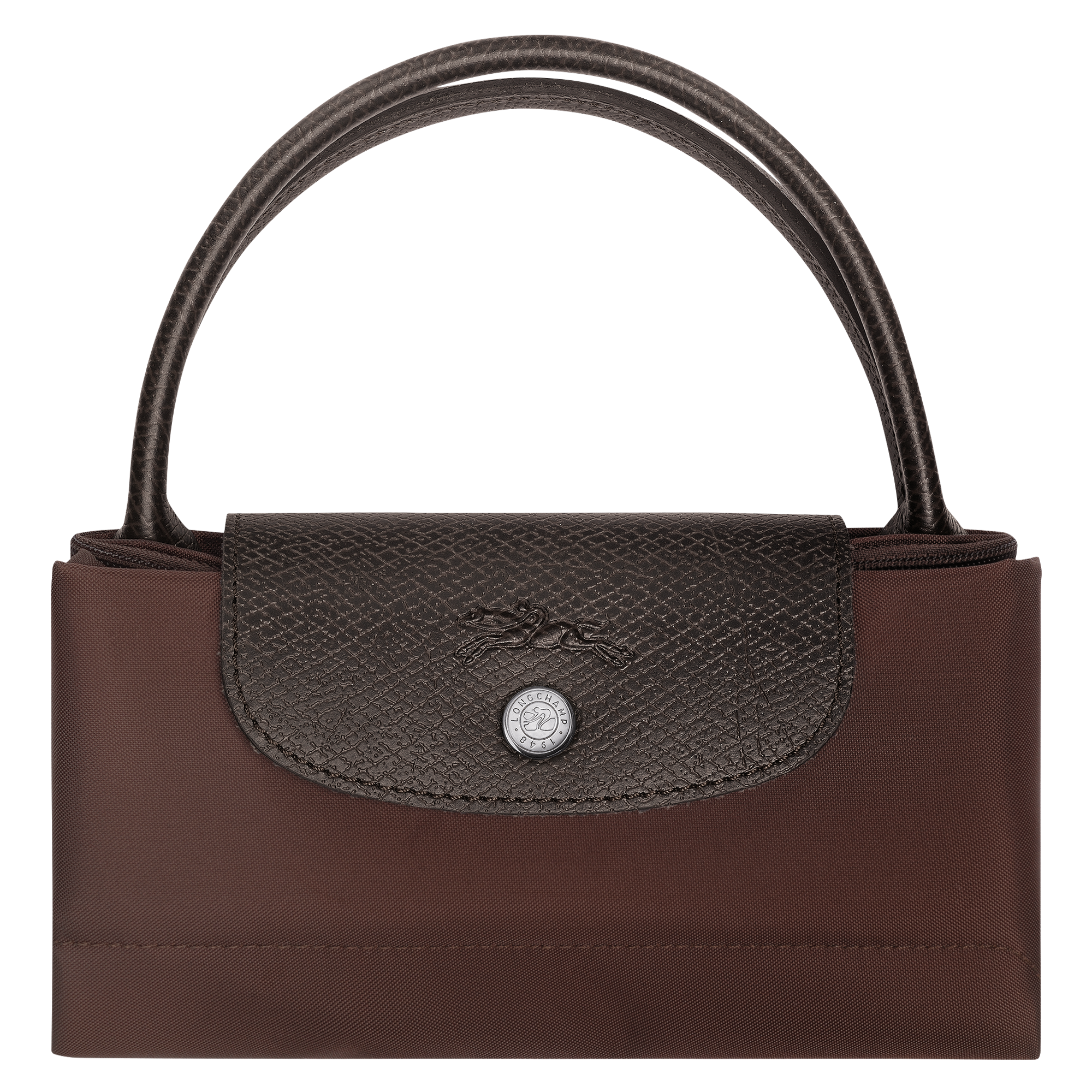 Le Pliage Green S Handbag / Mocha - Recycled canvas - Image 7