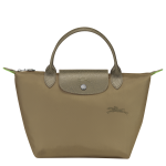 Le Pliage Green S Handbag / Artichoke - Recycled canvas