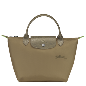 Le Pliage Green S Handbag / Artichoke - Recycled canvas