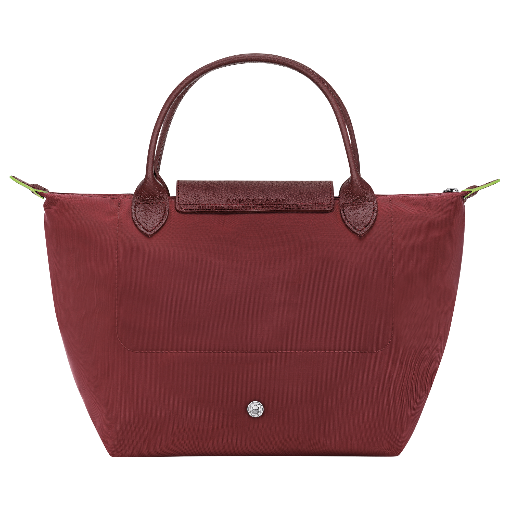 Le Pliage Green S Handbag / Pomegranate - Recycled canvas - Image 4