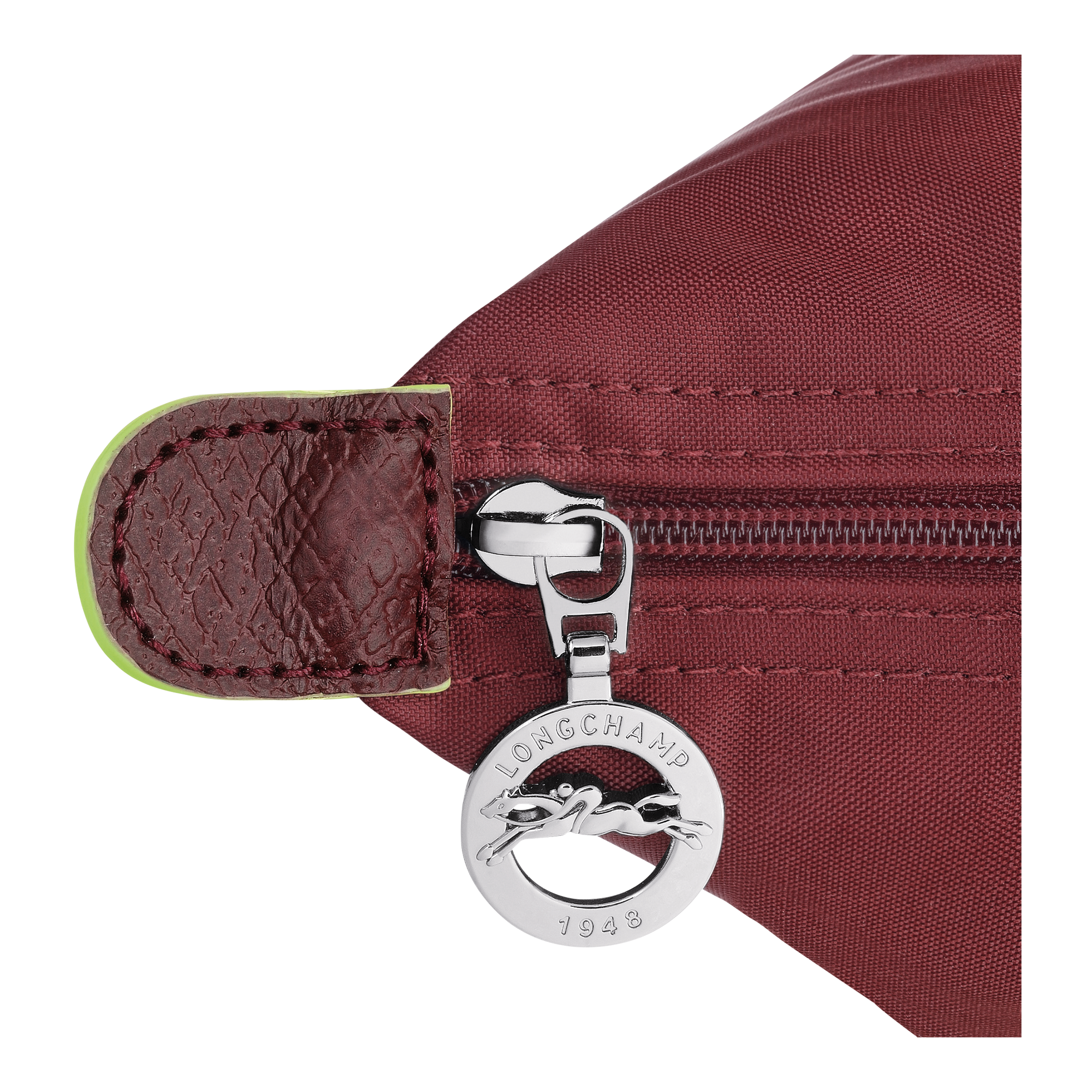 Le Pliage Green S Handbag / Pomegranate - Recycled canvas - Image 6