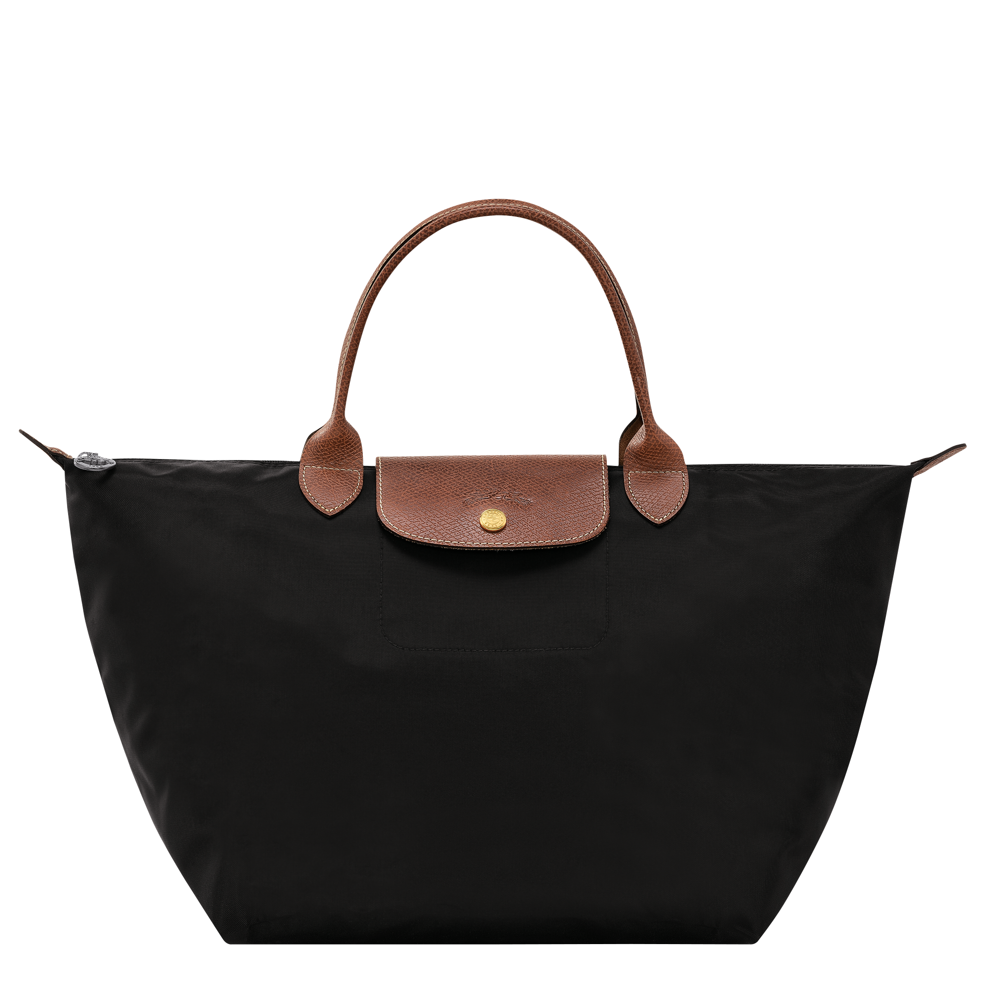 Le Pliage Original M Handbag / Black - Recycled canvas