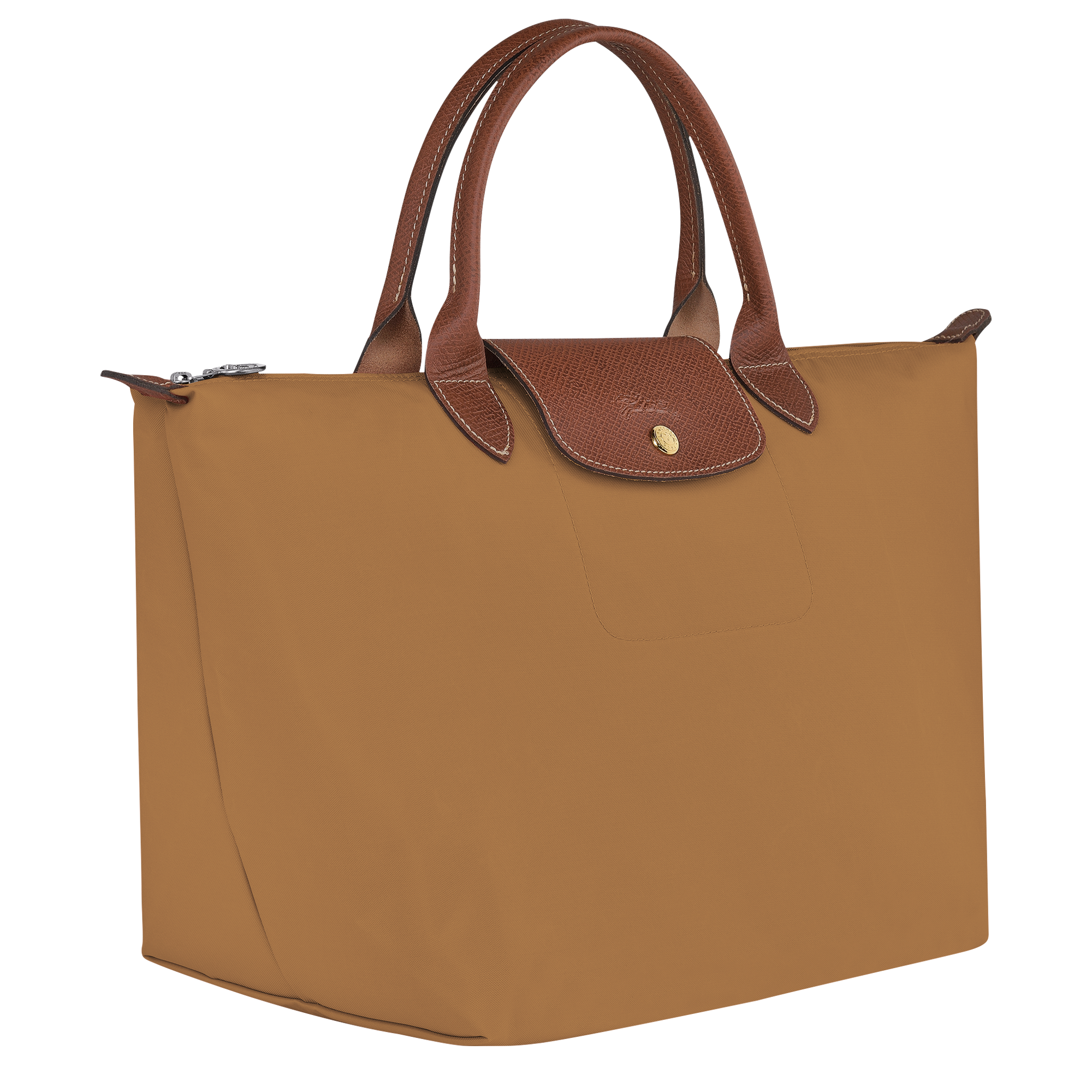 Le Pliage Original M Handbag / Fawn - Recycled canvas - Image 3