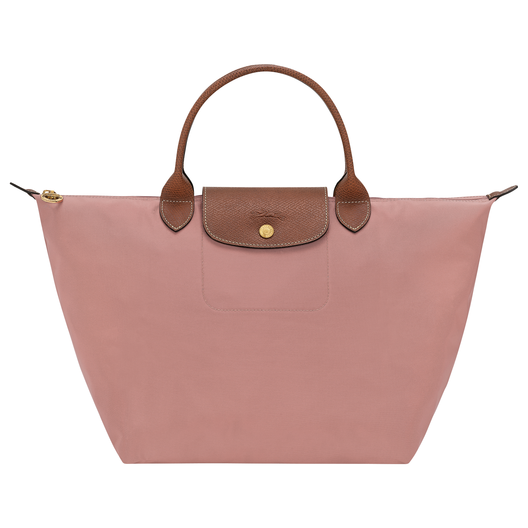 Le Pliage Original M Handbag / Pink Tea - Recycled canvas
