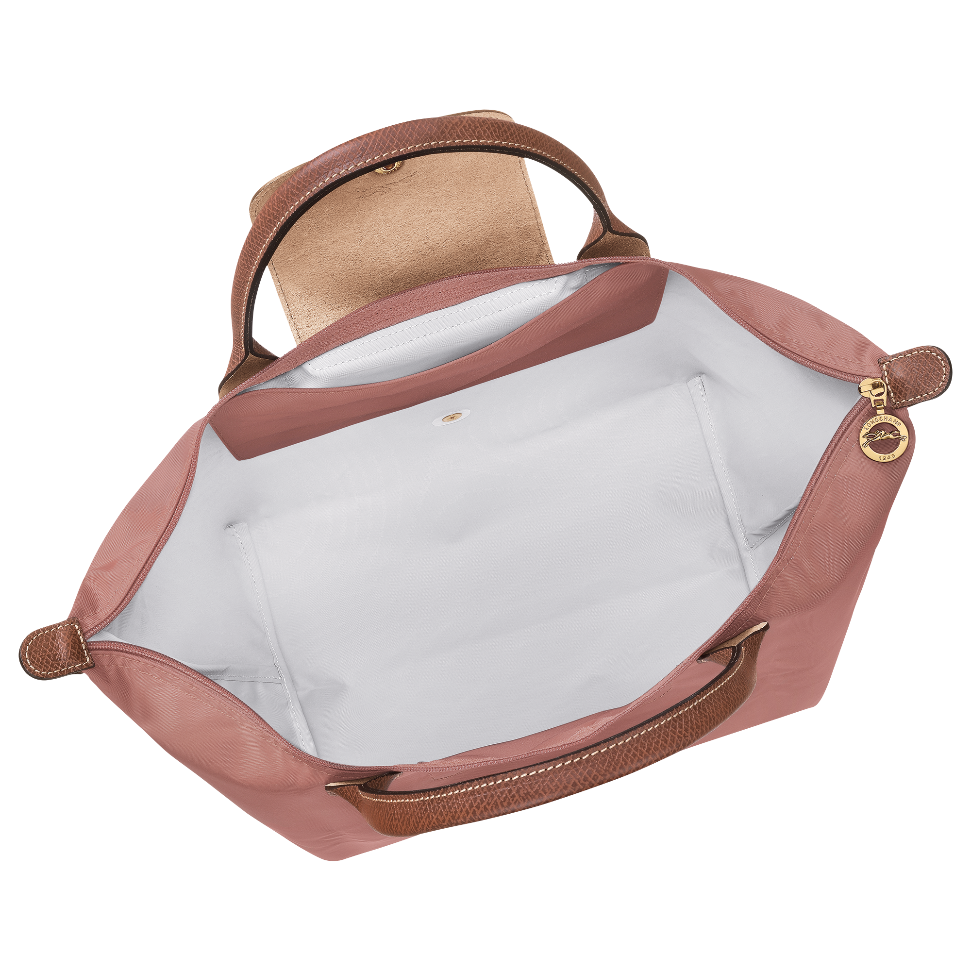Le Pliage Original M Handbag / Pink Tea - Recycled canvas - Image 5