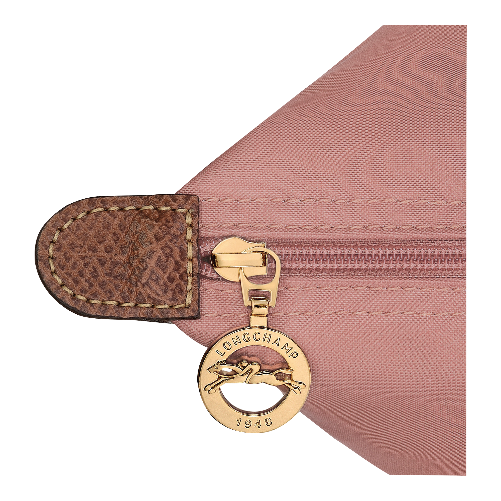 Le Pliage Original M Handbag / Pink Tea - Recycled canvas - Image 6