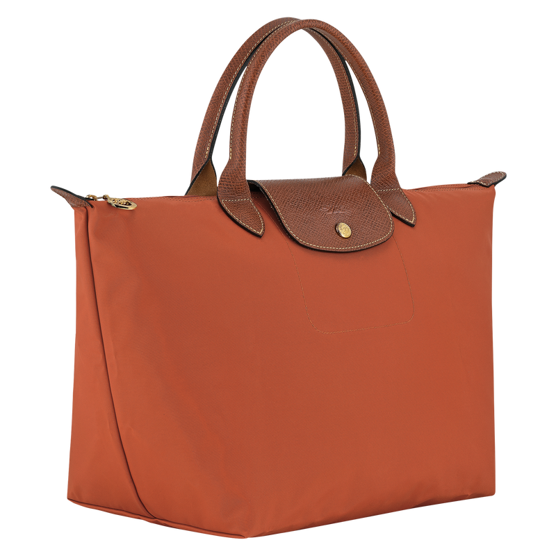 Le Pliage Original M Handbag / Brick - Recycled canvas - Image 29