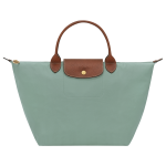 Le Pliage Original M Handbag / Celadon - Recycled canvas