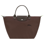 Le Pliage Green M Handbag / Mocha - Recycled canvas