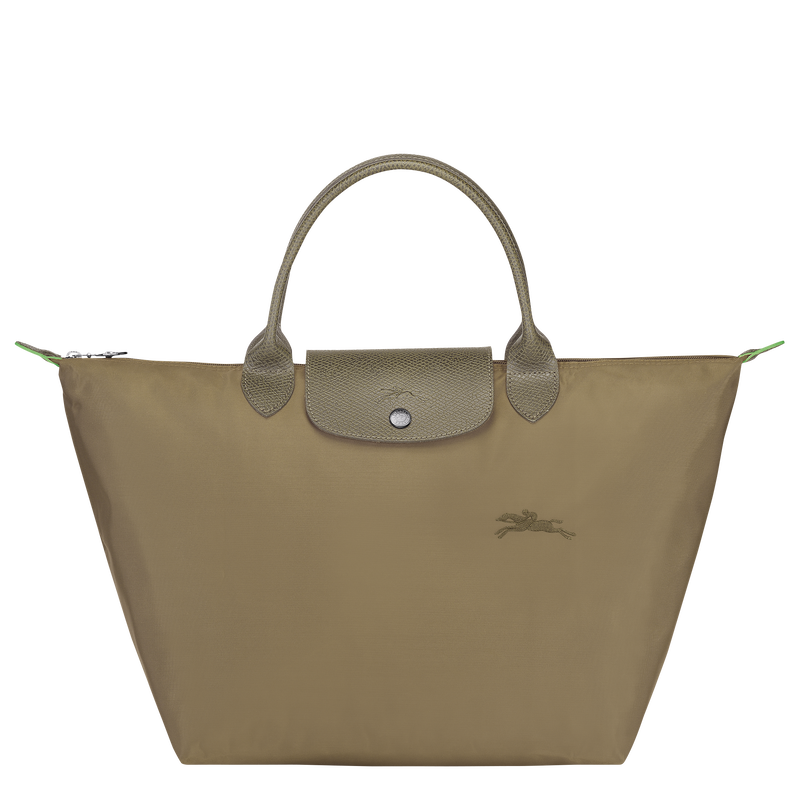 Le Pliage Green M Handbag / Mocha - Recycled canvas - Image 28