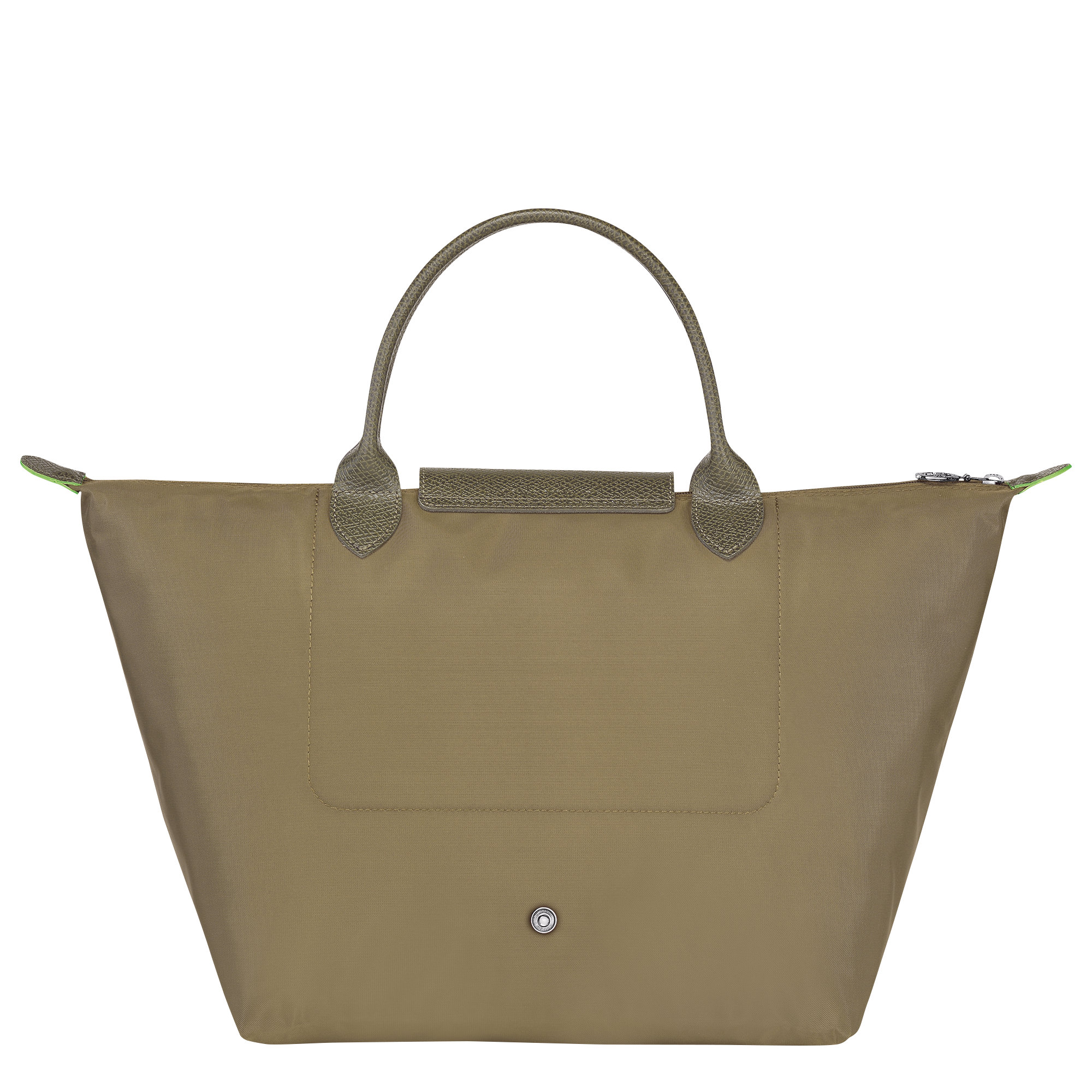 Le Pliage Green M Handbag / Artichoke - Recycled canvas - Image 4