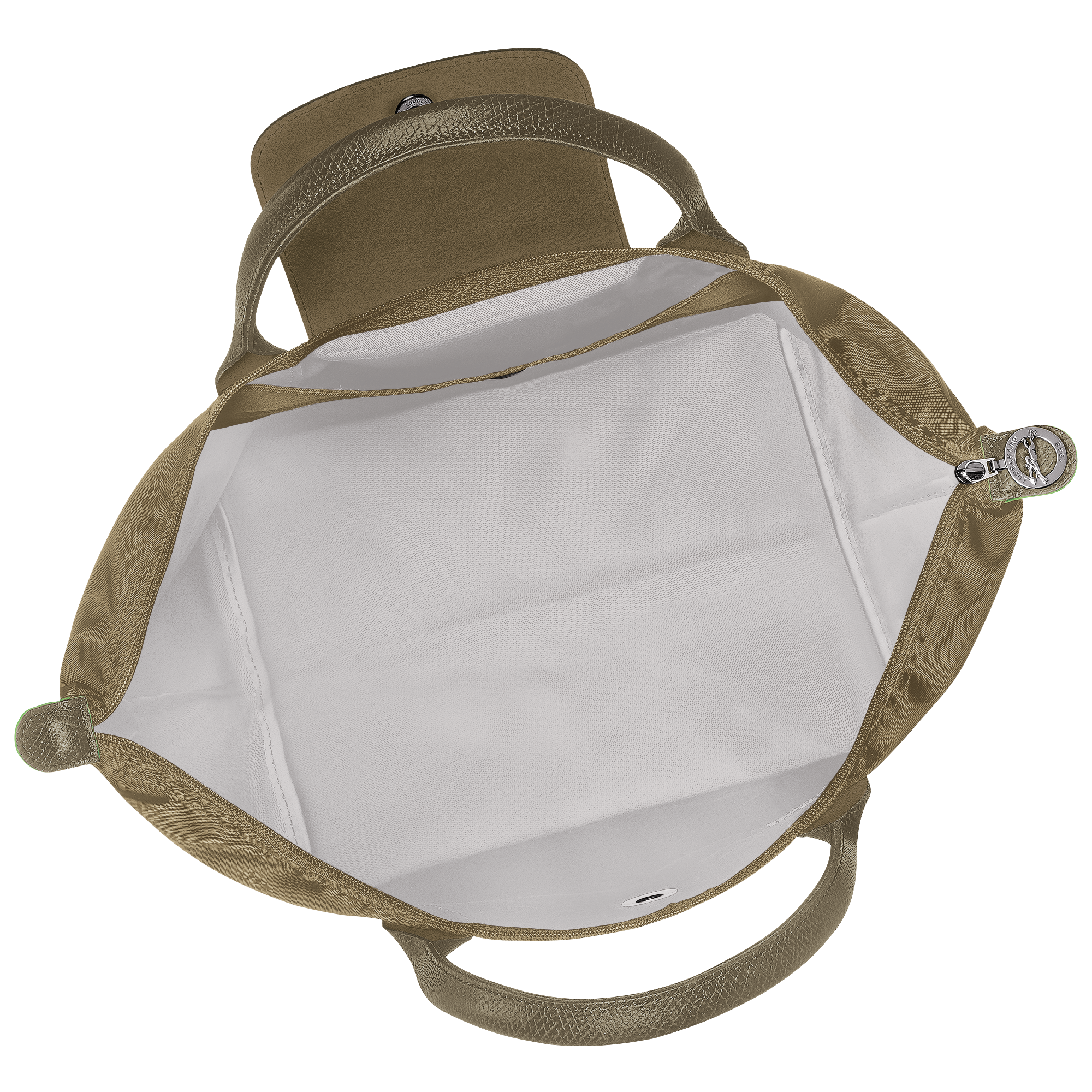 Le Pliage Green M Handbag / Artichoke - Recycled canvas - Image 5