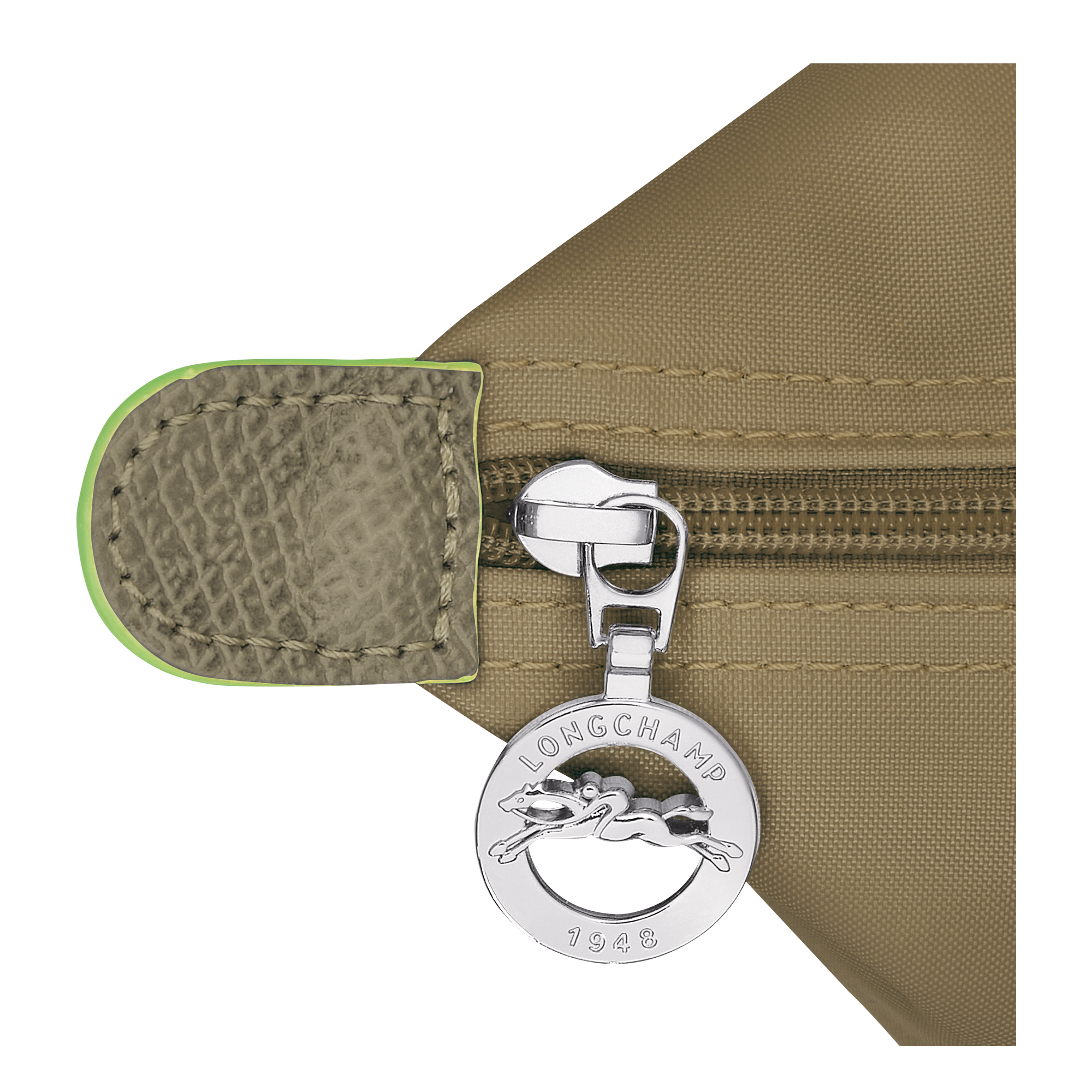 Le Pliage Green M Handbag / Artichoke - Recycled canvas - Image 6