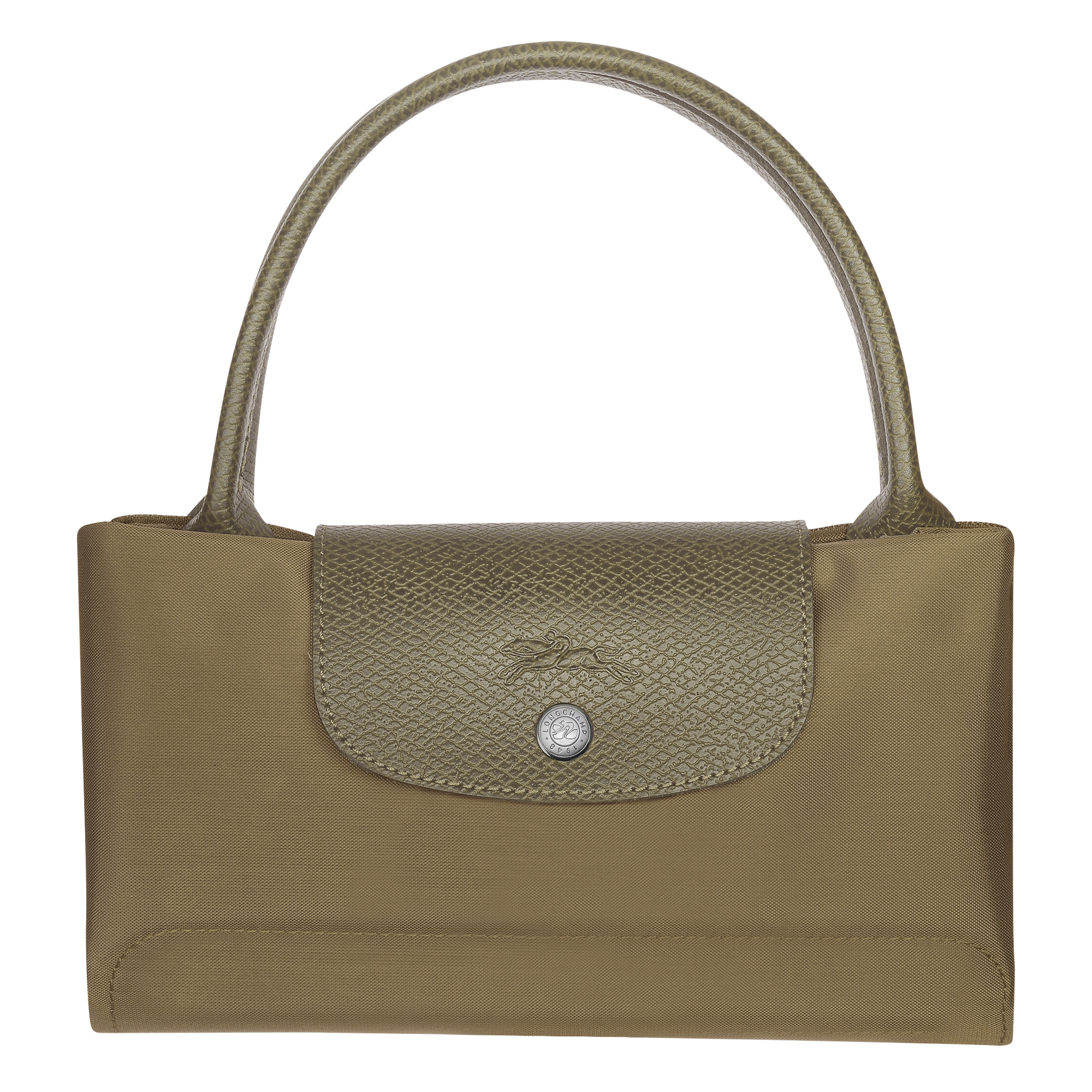 Le Pliage Green M Handbag / Artichoke - Recycled canvas - Image 7