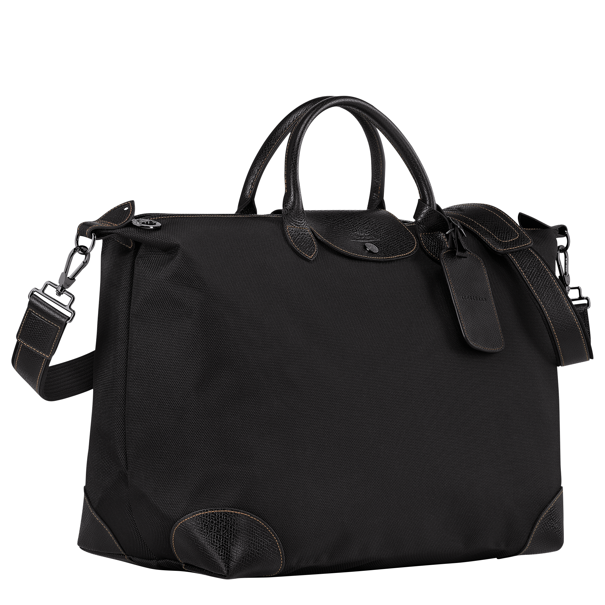 Boxford L Travel bag / Black - Recycled canvas - Image 3