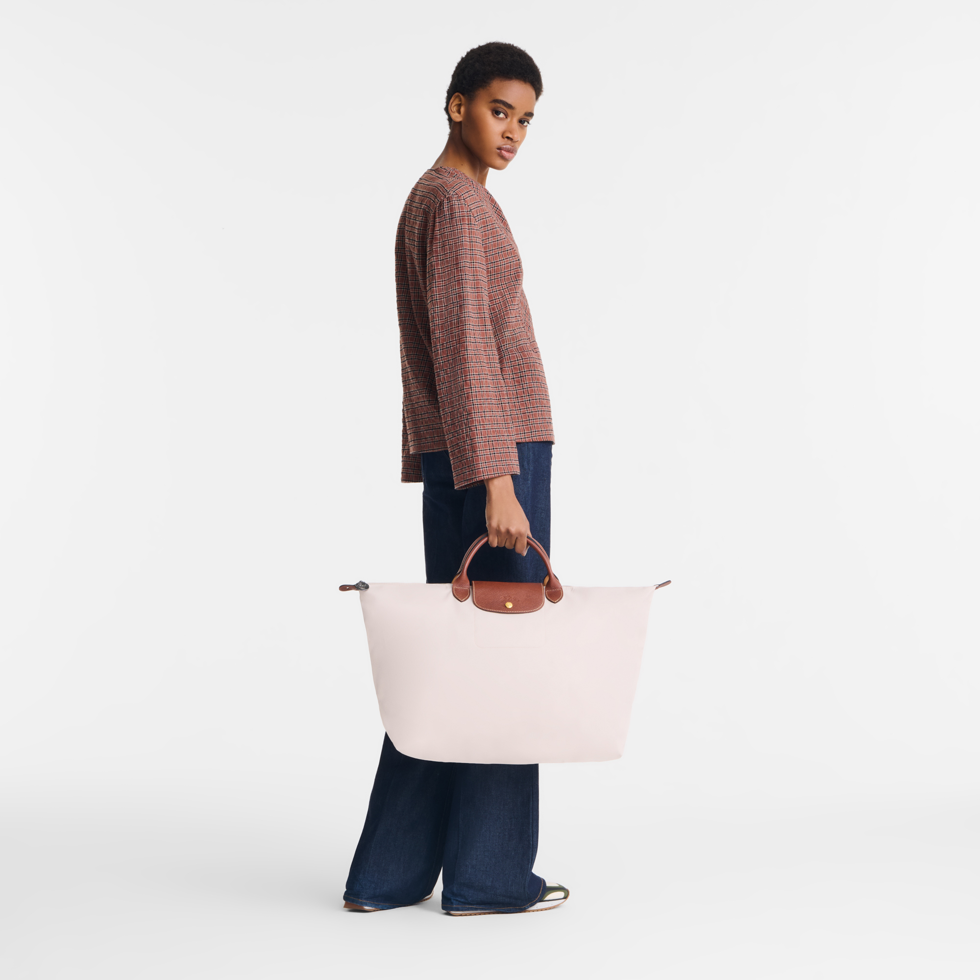 Le Pliage Original L Travel bag / Paper - Recycled canvas - Image 2