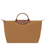 Le Pliage Original L Travel bag / Fawn - Recycled canvas