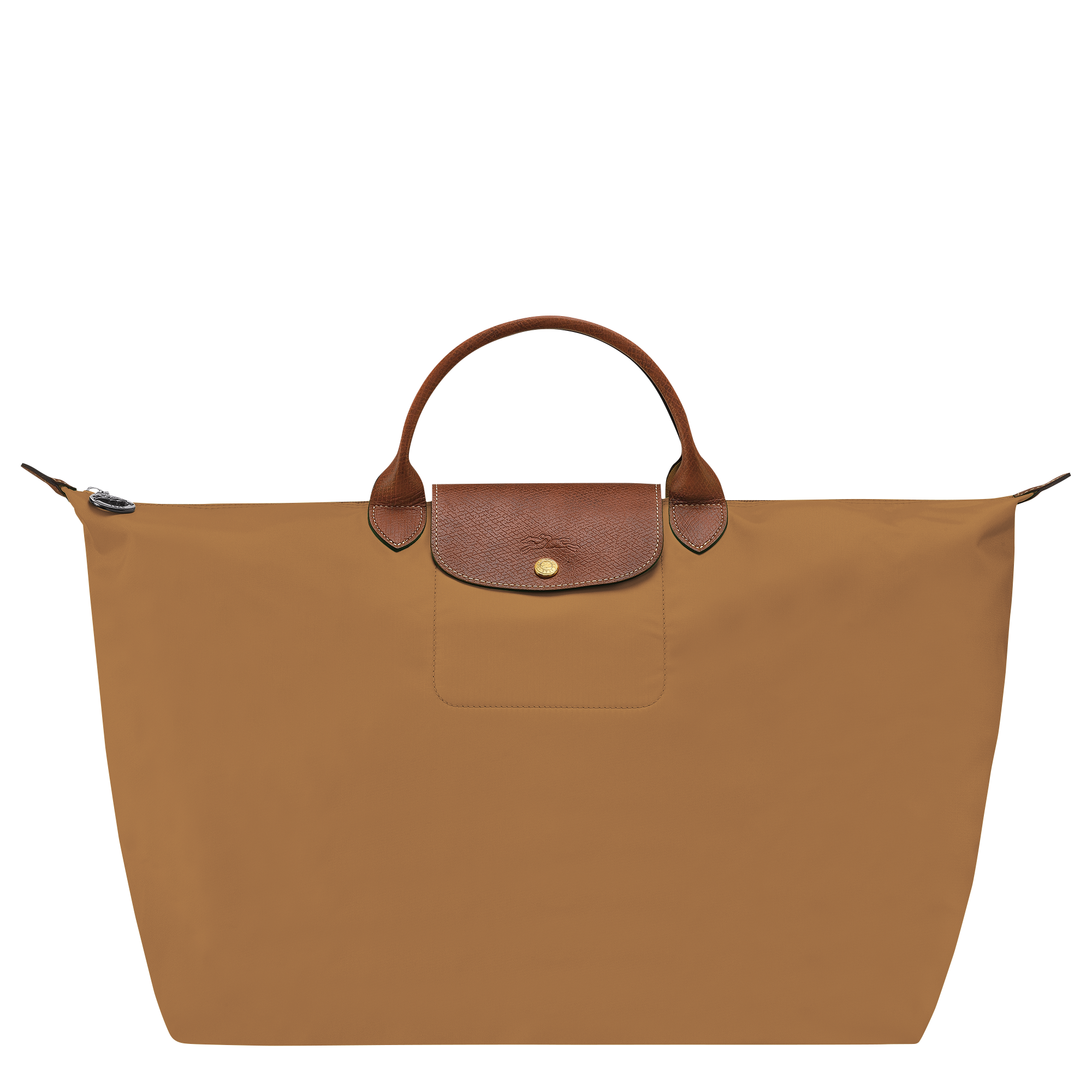 Le Pliage Original L Travel bag / Fawn - Recycled canvas